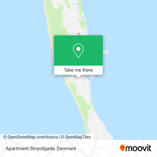 Apartment Strandgade map