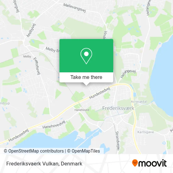 Frederiksvaerk Vulkan map