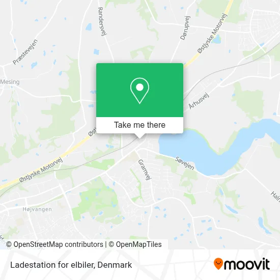 Ladestation for elbiler map