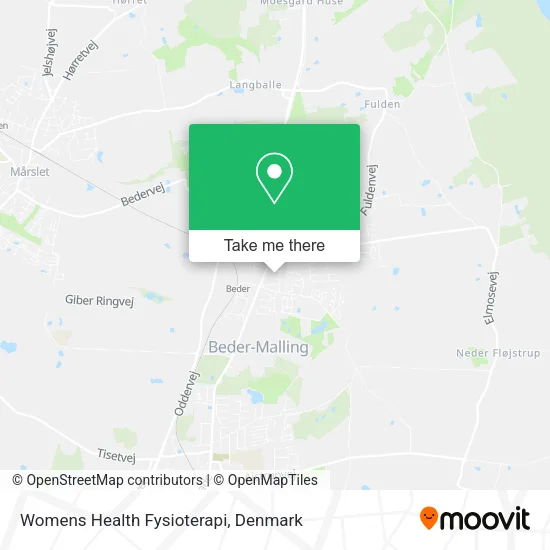 Womens Health Fysioterapi map