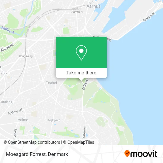 Moesgard Forrest map