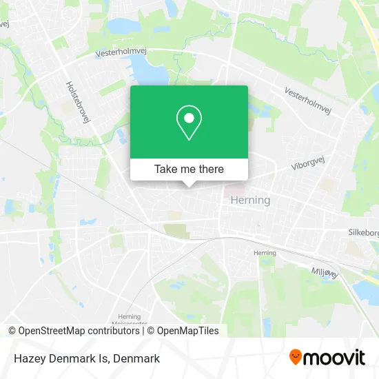 Hazey Denmark Is map