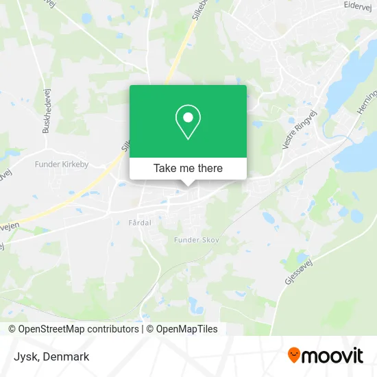 Jysk map