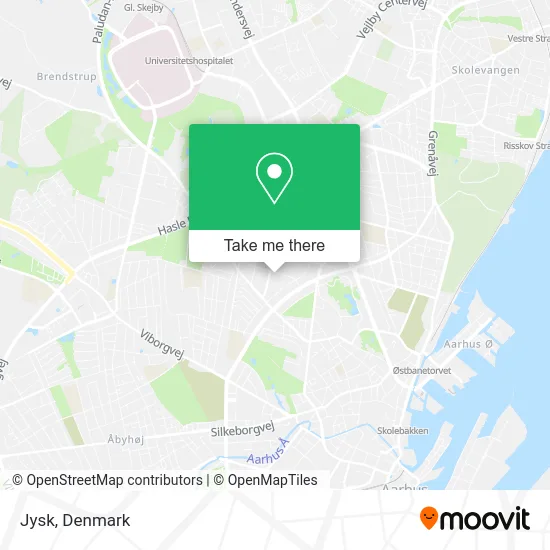 Jysk map