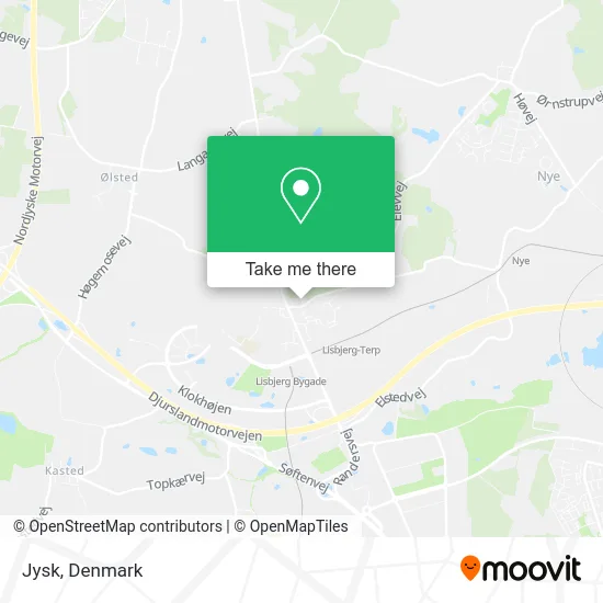 Jysk map