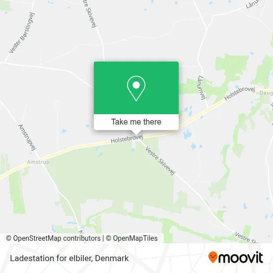 Ladestation for elbiler map
