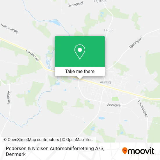 Pedersen & Nielsen Automobilforretning A / S map