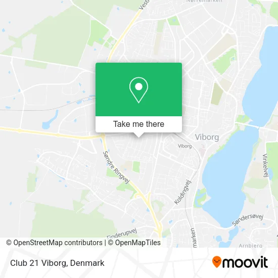 Club 21 Viborg map