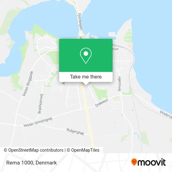Rema 1000 map