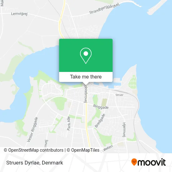 Struers Dyrlae map