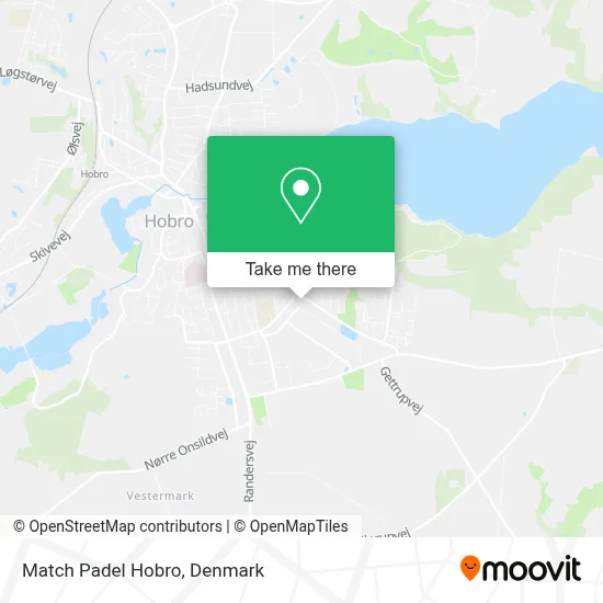 Match Padel Hobro map