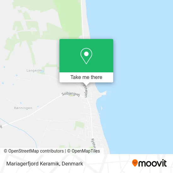 Mariagerfjord Keramik map