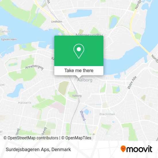 Surdejsbageren Aps map