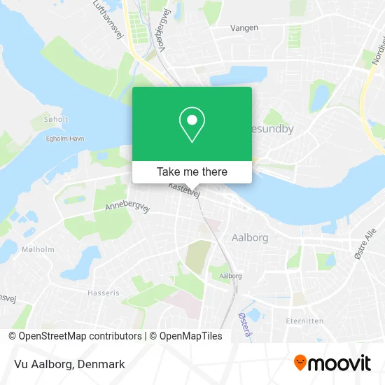 Vu Aalborg map