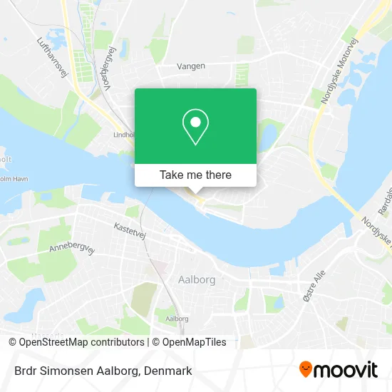 Brdr Simonsen Aalborg map