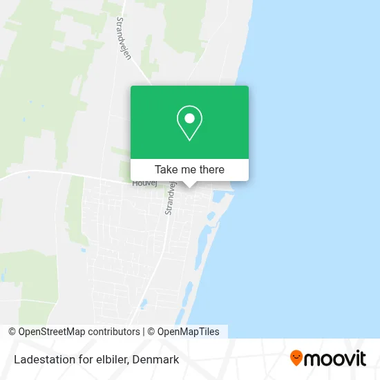 Ladestation for elbiler map