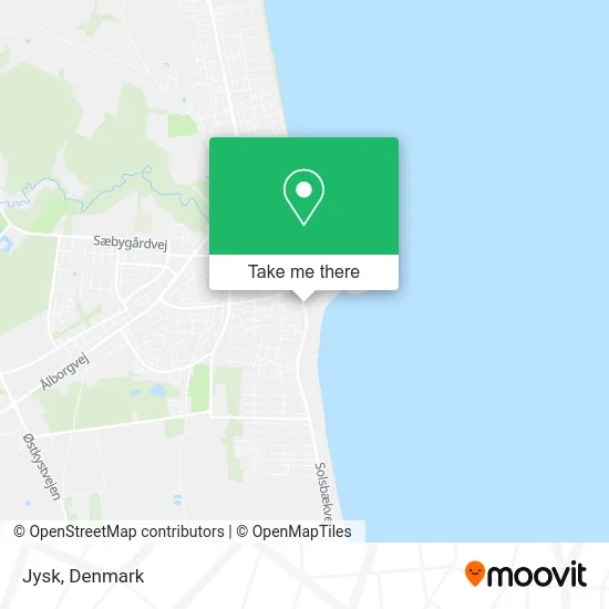 Jysk map