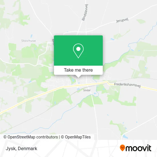Jysk map