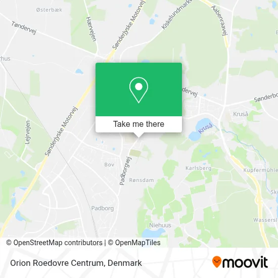 Orion Roedovre Centrum map