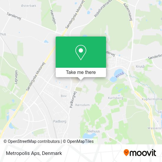 Metropolis Aps map