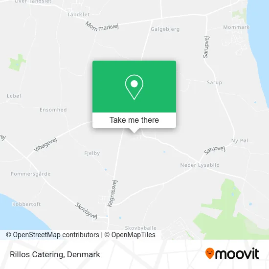 Rillos Catering map