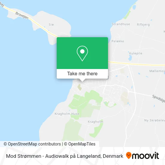 Mod Strømmen - Audiowalk på Langeland map