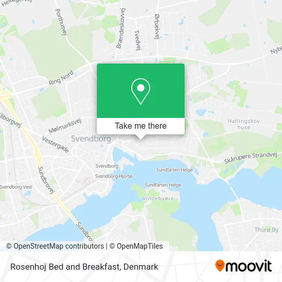 Rosenhoj Bed and Breakfast map