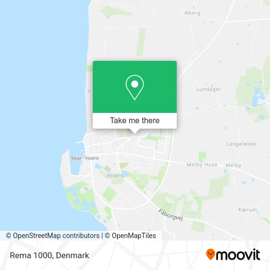 Rema 1000 map