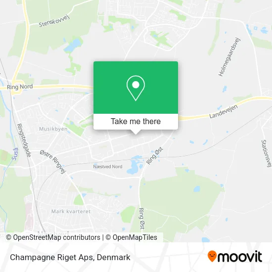 Champagne Riget Aps map