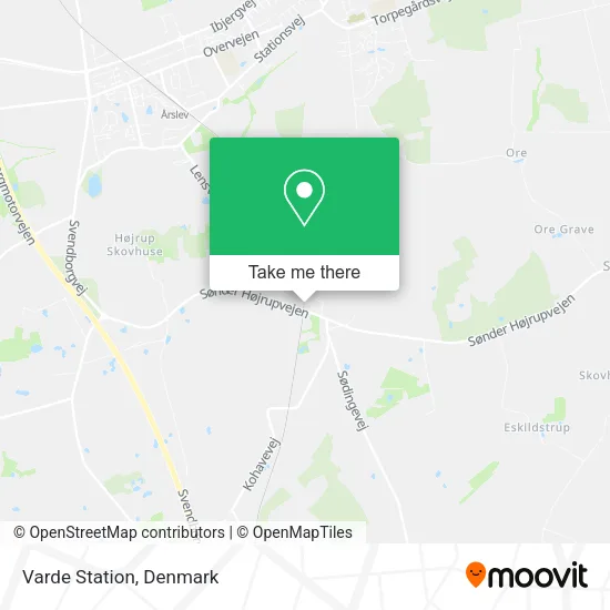 Varde Station map