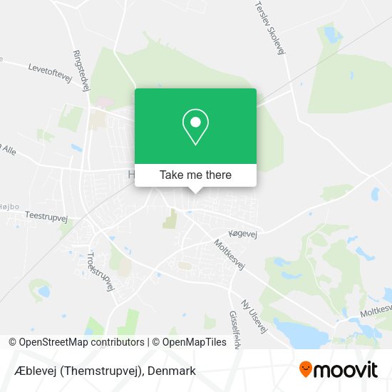 Æblevej (Themstrupvej) map