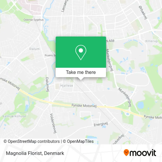 Magnolia Florist map