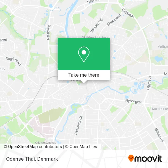 Odense Thai map