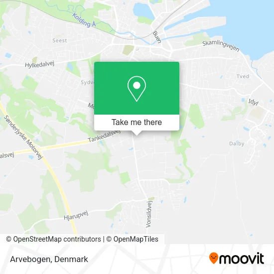 Arvebogen map