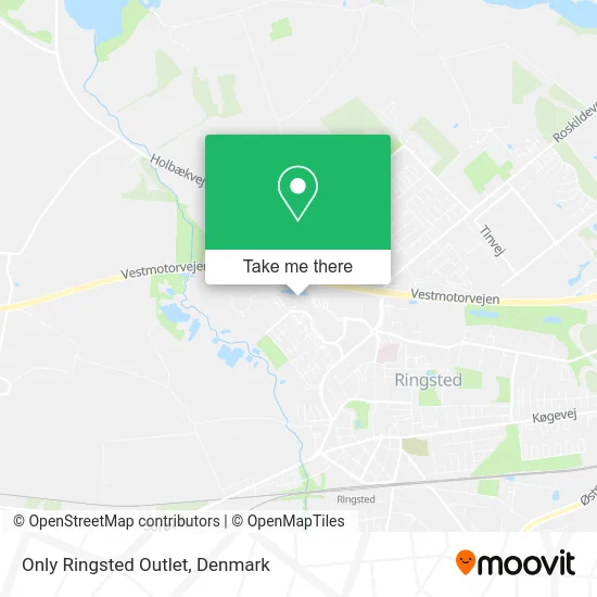 Only Ringsted Outlet map