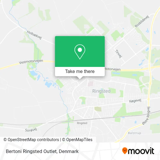 Bertoni Ringsted Outlet map