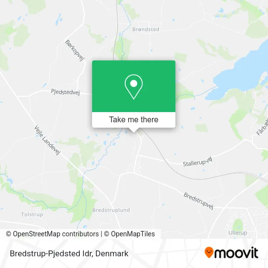 Bredstrup-Pjedsted Idr map