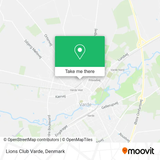 Lions Club Varde map