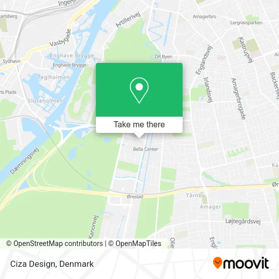 Ciza Design map