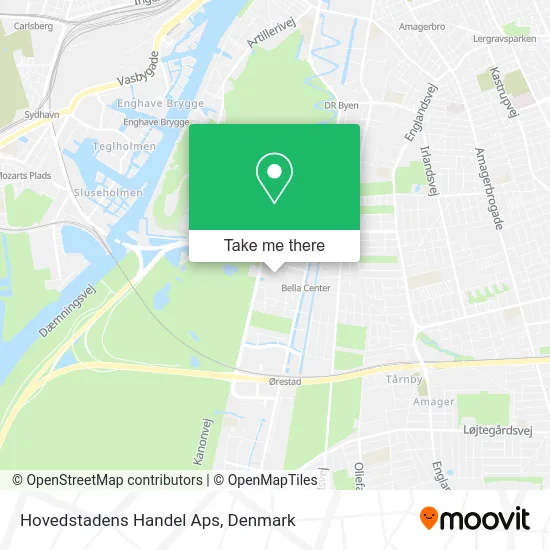 Hovedstadens Handel Aps map