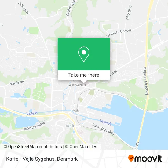 Kaffe - Vejle Sygehus map