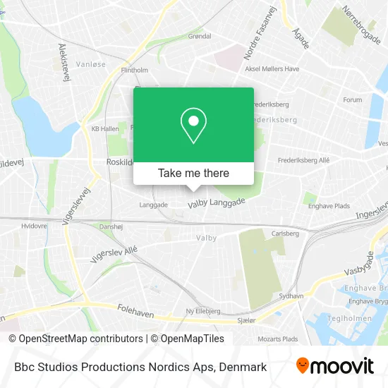 Bbc Studios Productions Nordics Aps map