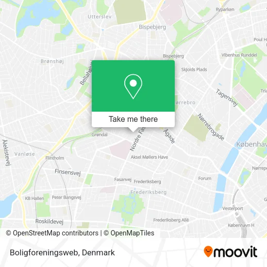 Boligforeningsweb map