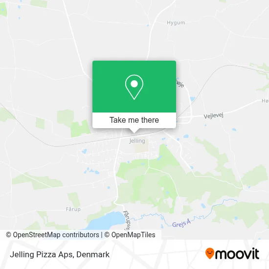 Jelling Pizza Aps map