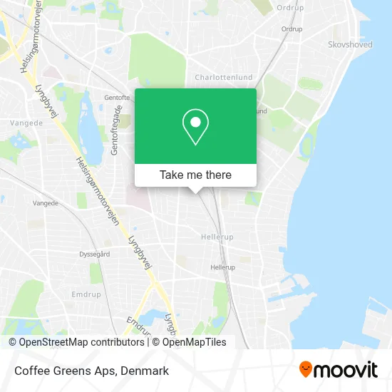 Coffee Greens Aps map