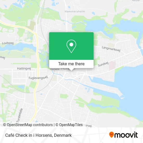 Café Check in i Horsens map