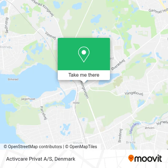 Activcare Privat A/S map