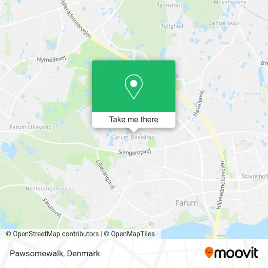 Pawsomewalk map