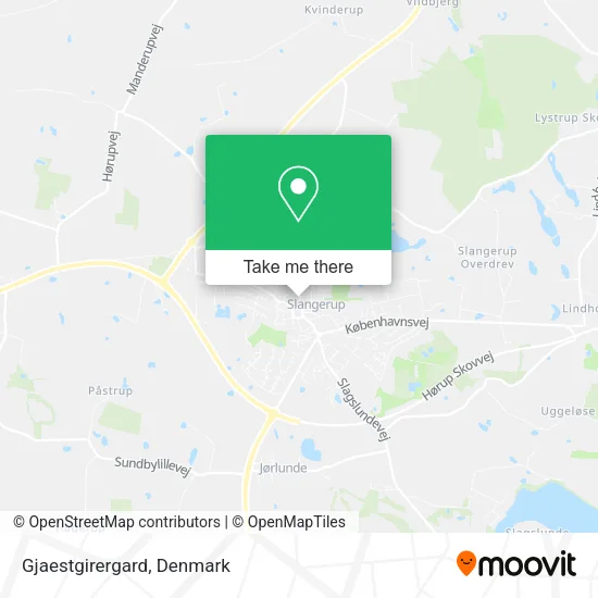 Gjaestgirergard map