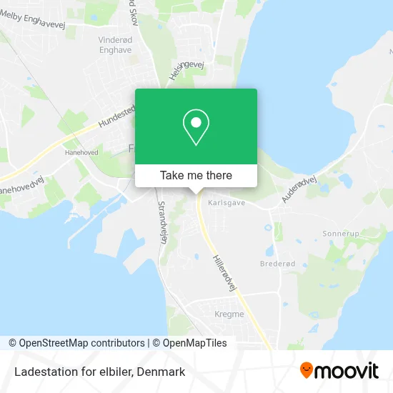 Ladestation for elbiler map